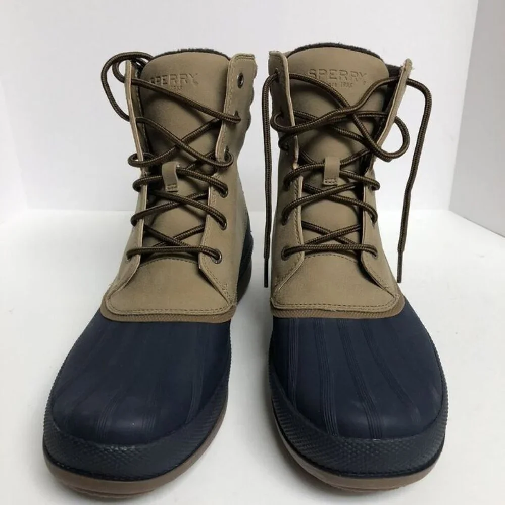 Sperry Mens Cold Bay Waterproof Boot Taupe Size 9.5 M